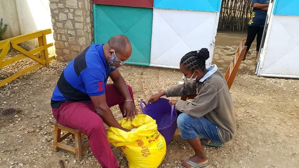 Distribution de riz